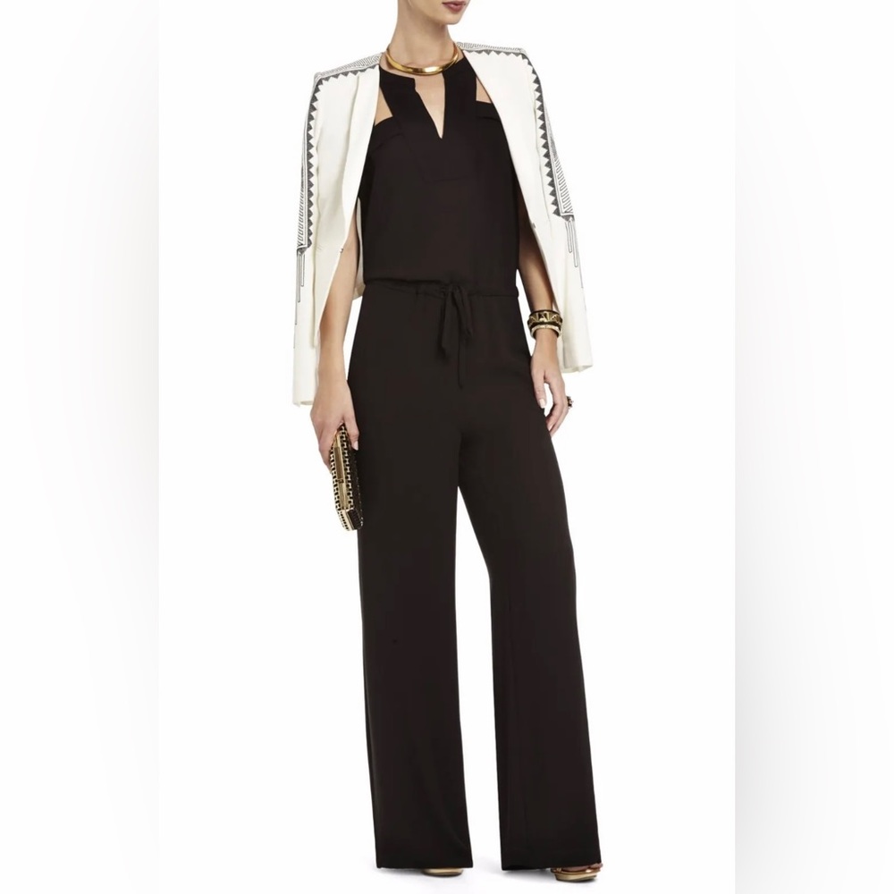 BCBG cut out jumpsuit, Black xxs
